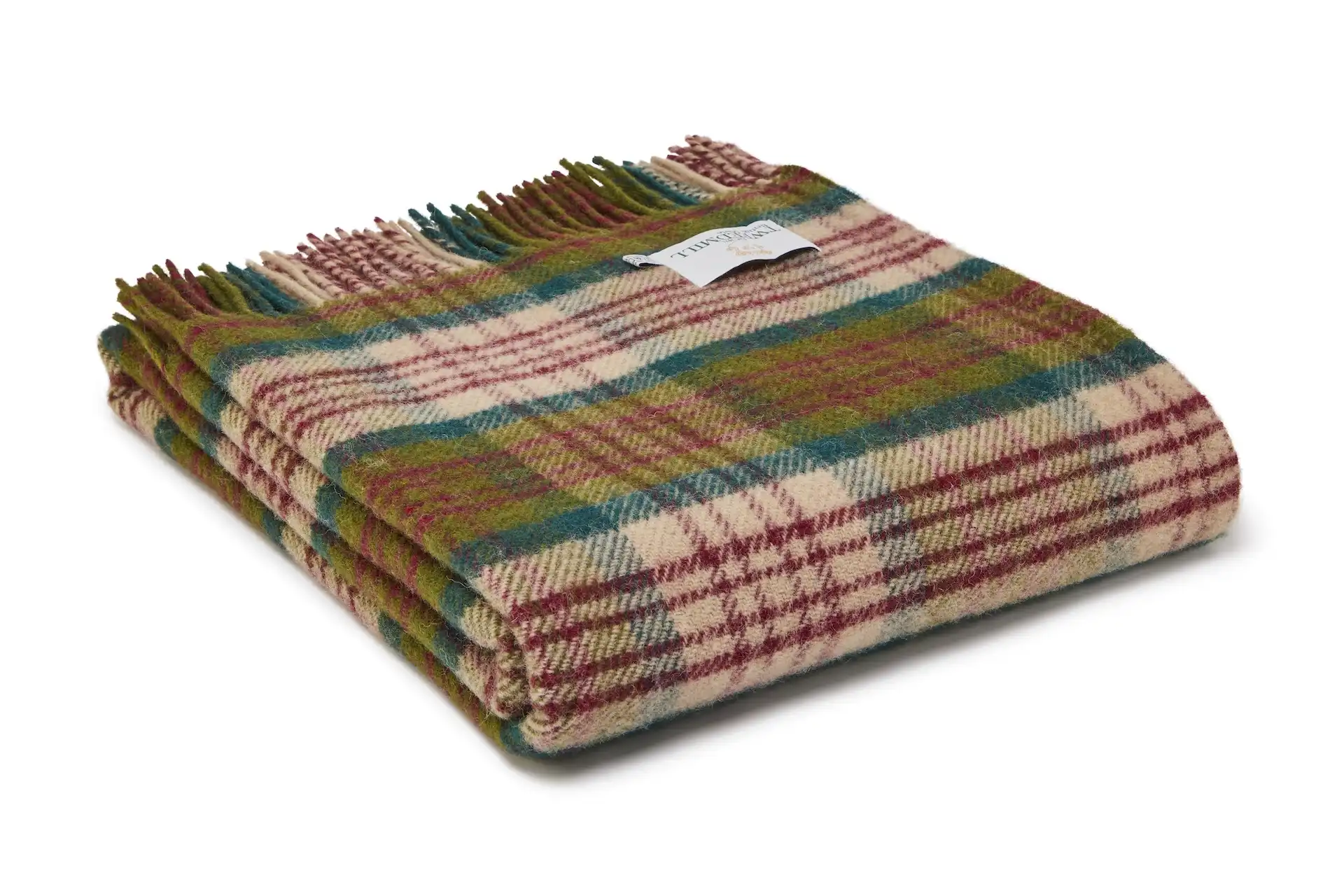 Deka z čisté vlny - 70x183cm - Tartan/Thistleberry