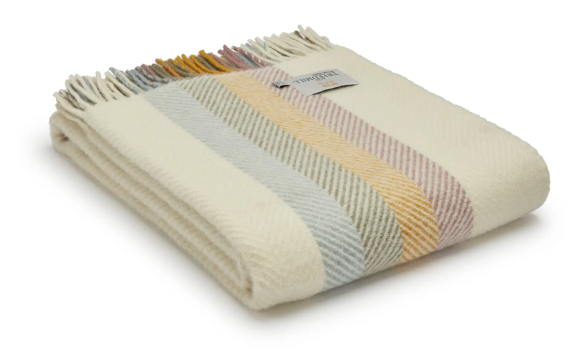 Deka z čisté vlny - 70x183cm - Stripes/Primrose Stripe