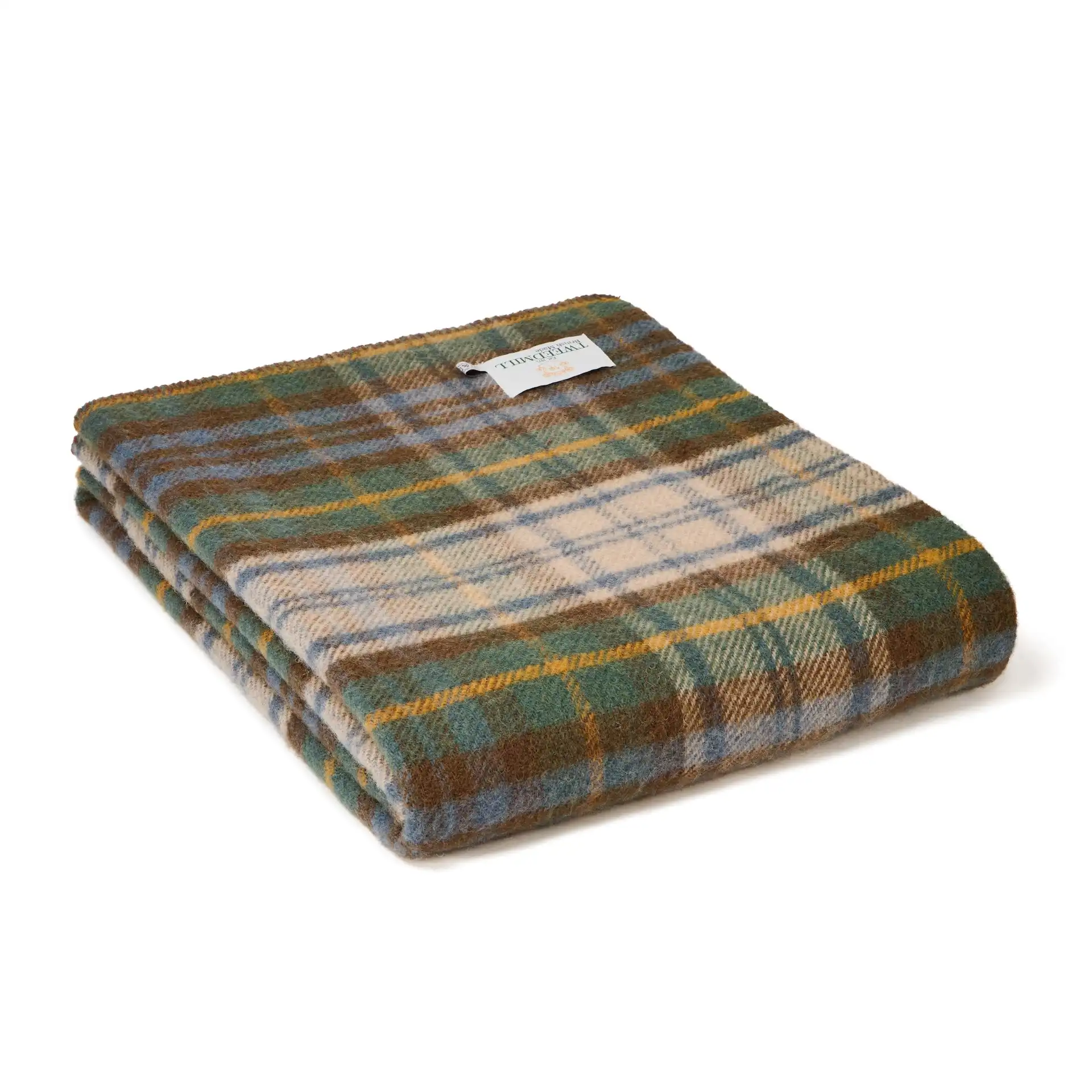 Deka z čisté vlny - Tartan with a Blanket Stitch Edge/Antique Dress Gordon