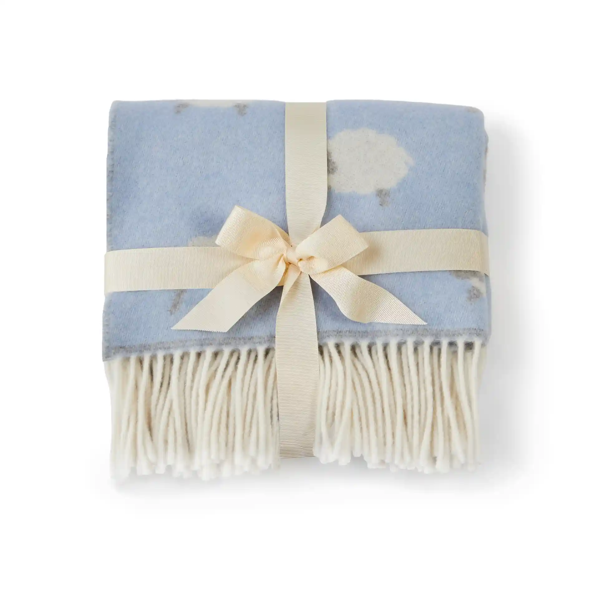 Pure new wool baby throw - Merino Baby Blanket/Sheep