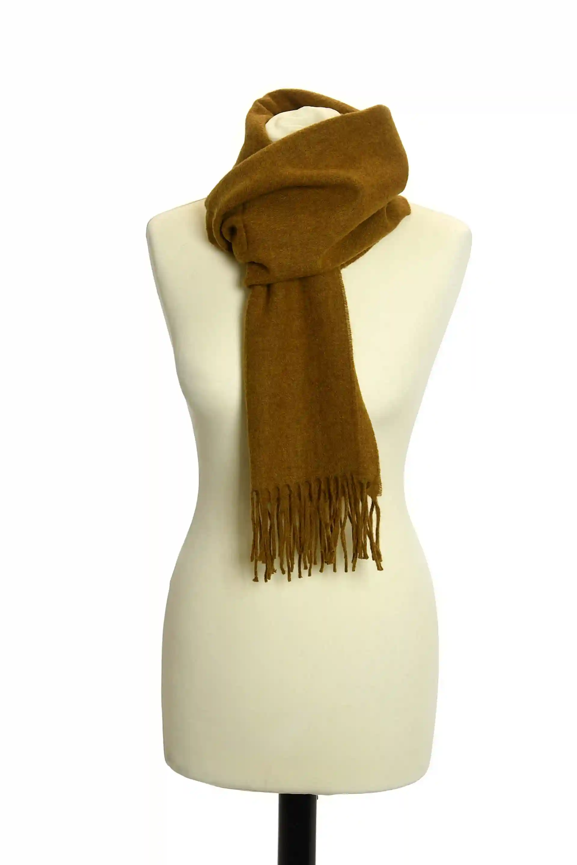 Vlněná šála - Lambswool/Old Gold