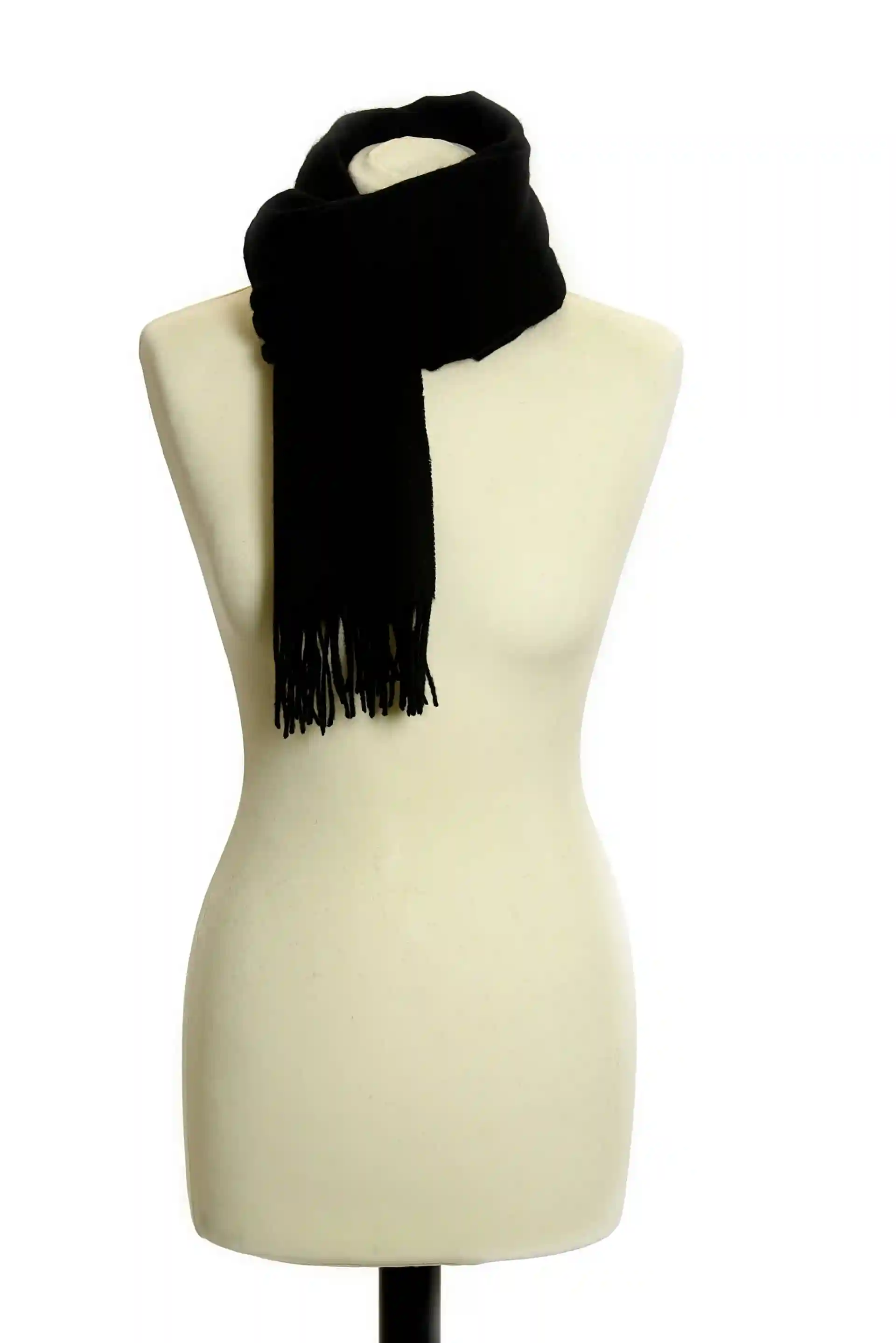 Vlněná šála - Lambswool/Black