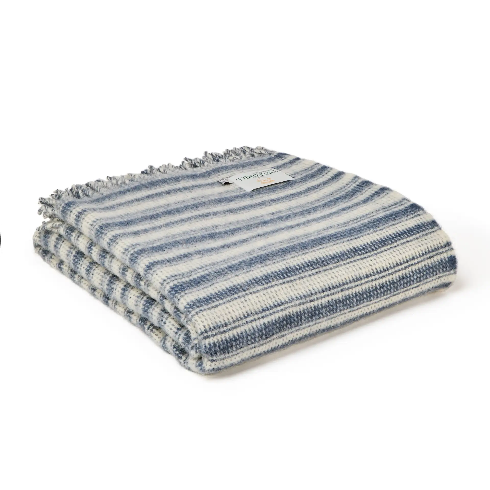 Deka z čisté vlny - Aber Stripe/Blue Slate